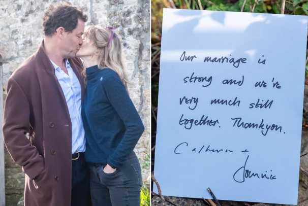 dominic west catherine fitzgerald nota matrimonio