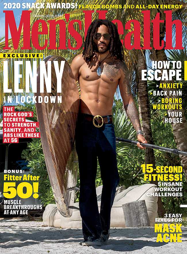 lenny kravitz mens health cover