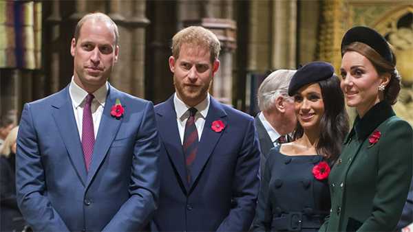 royals william harry meghan kate