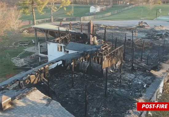 Se incendió la granja familiar de Jennifer Lawrence
