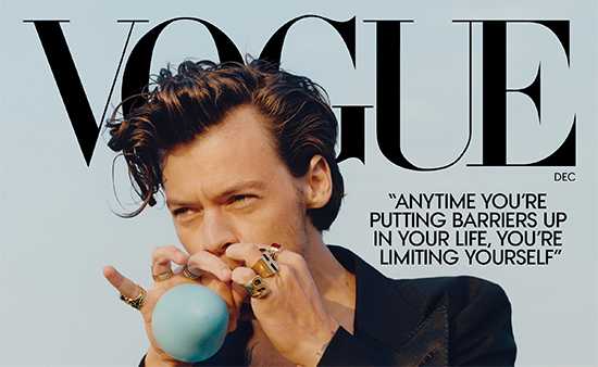 Harry Style con vestido para Vogue