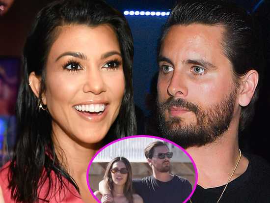 Kourtney Kardashian feliz de que Scott sale con Amelia