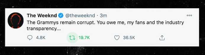 theweeknd tweet