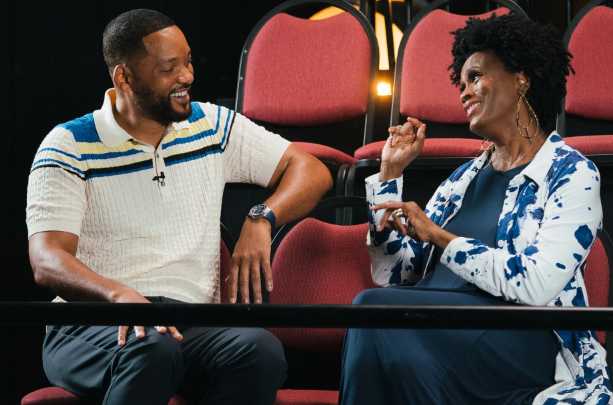 Will Smith y Janet Hubert en la reunión del especial de HBO Max del Principe del Rap