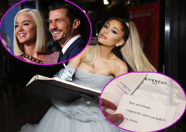 Ariana Grande envió regalo a la hija de Katy Perry