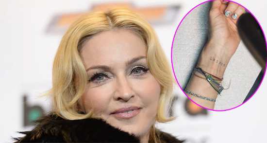 Madonna se tatuó por primera vez