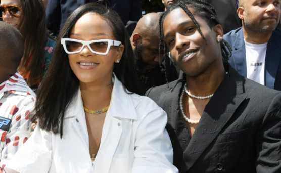 Rihanna feliz con su novio A$AP Rocky