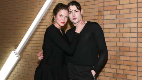 Harry Brant y su madre Stephanie Seymour