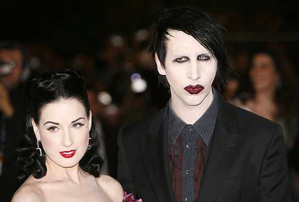 dita von teese marilyn manson