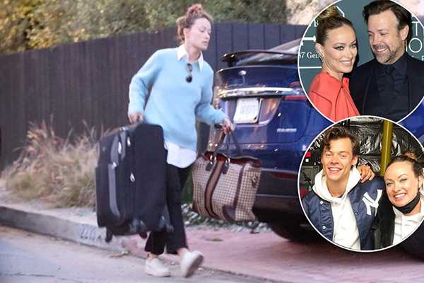 Olivia Wilde mudándose a casa de Harry Styles