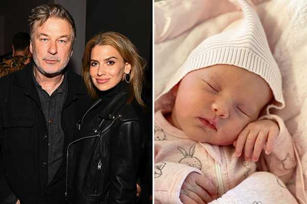 Hilaria y Alec Baldwin presentan a su nueva hija Lucia