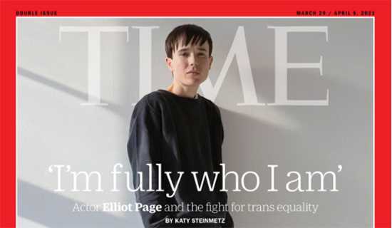 Elliot Page en Time magazine