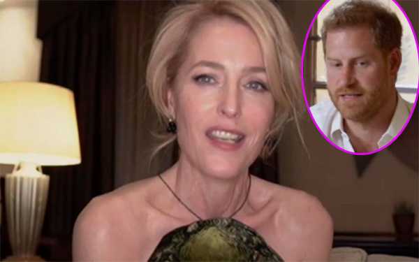 Gillian Anderson reacciona a comentario del Principe Harry sobre The Crown