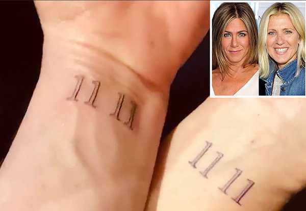 Jennifer Aniston y su mejor amiga Andrea Bendewald tiene tatuajes iguales