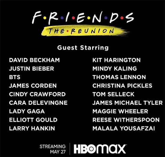 friends reunion invitados