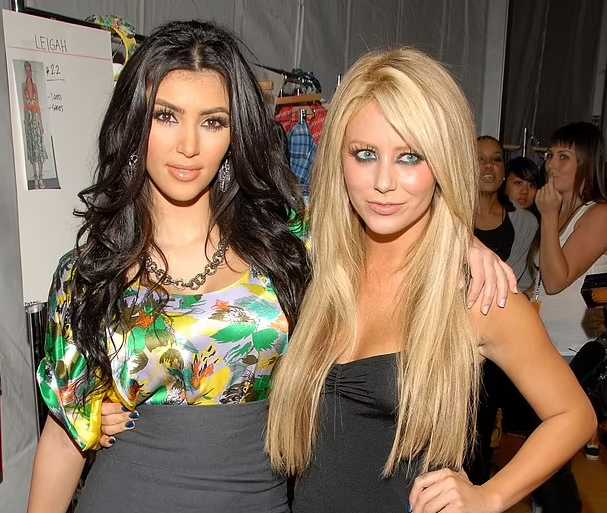 Kim Kardashian y Aubrey O'Day en 2007