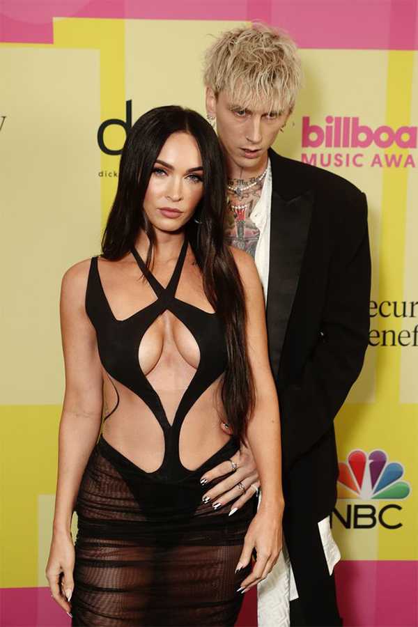 megan fox machine gun kelly billboards