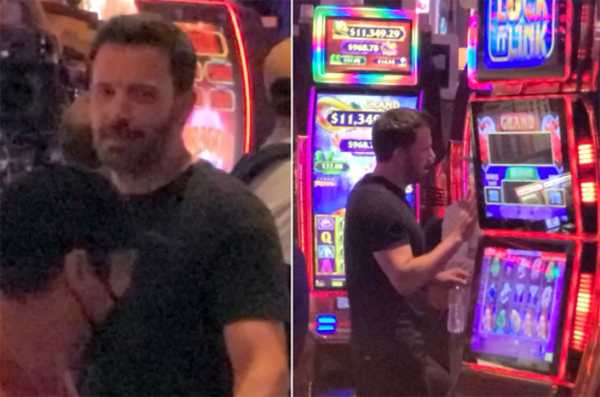 Ben Affleck en Las Vegas con la mamá de JLo