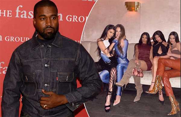 Kanye West dejó de seguir a las Kardashians en Twitter!!