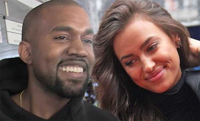 Kanye West anda con Irina Shayk en Francia