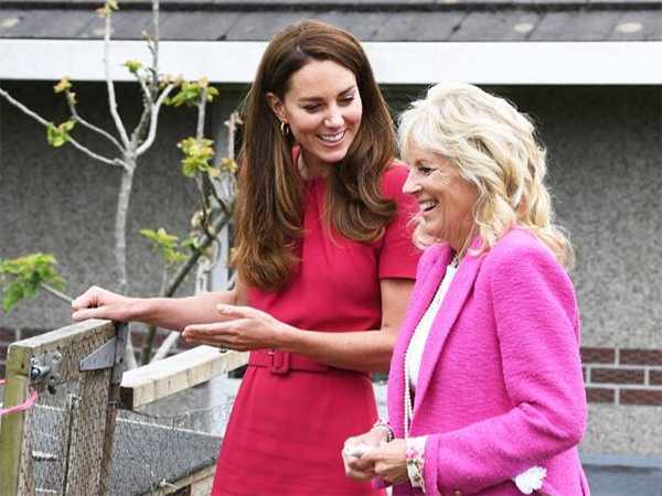 Kate Middleton y la Primera Dama de USA, Dra. Jill Biden 