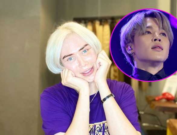 Influencer británico se opera 18 veces para parecerse a Park Jimin de BTS