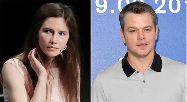 amanda knox stillwater matt damon