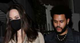 Angelina Jolie y The Weeknd juntos