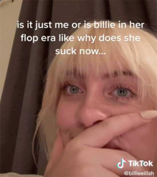 Billie Eilish en su era fracaso?