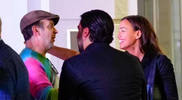 Irina Shayk y Jason Sudeikis juntos y alegres