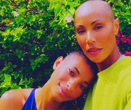 Jada Pinkett Smith rapó su cabeza