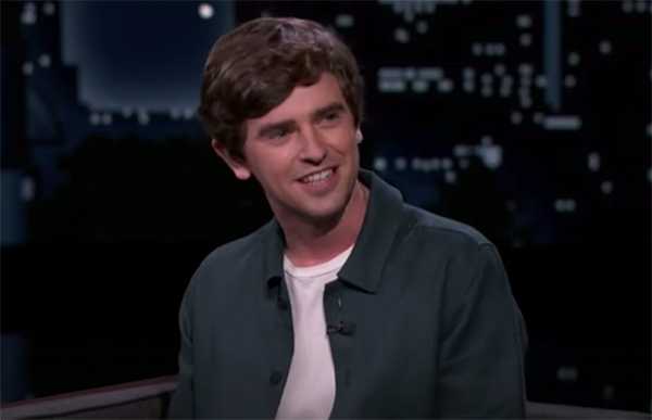 freddie highmore kimmel live