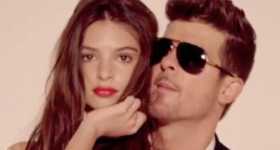 Emily Ratajkowski acusó a Robin Thicke de agarrar su pecho en Blurred Lines