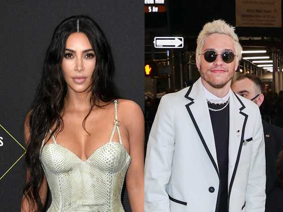 Kim Kardashian y Pete Davidson de la mano en una cita divertida