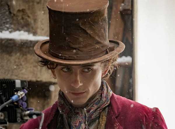 Timothee Chalamet como Willy Wonka