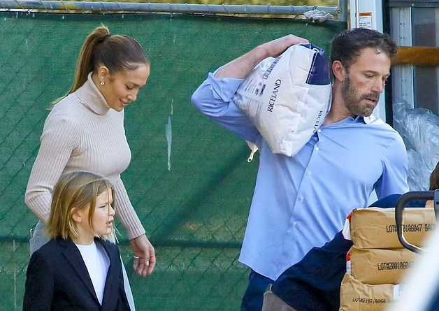 Jennifer Lopez y Ben Affleck celebraron juntos Thanksgiving