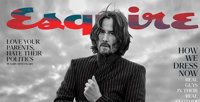 Keanu Reeves conoce los secretos del Universo (Esquire)