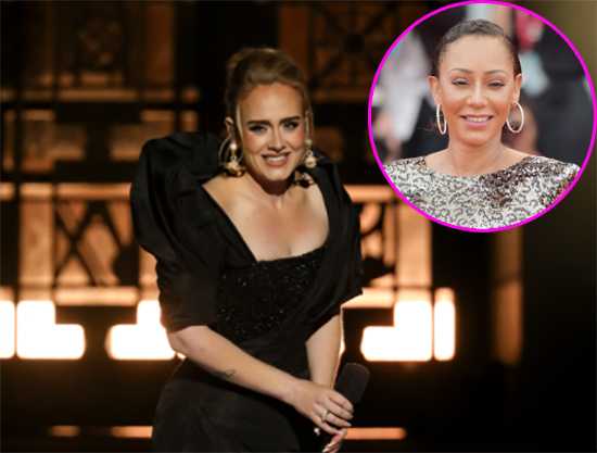 Quitan a Mel B del especial de Adele por chiste no apto para menores