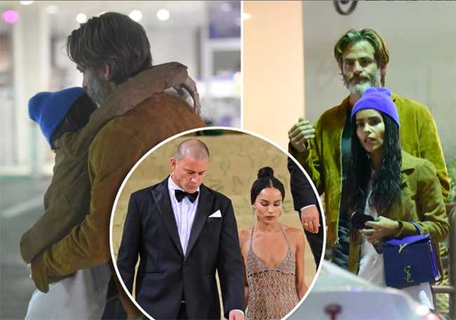 zoe kravitz chris pine channing