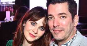 Para Zooe Deschanel su novio Jonathan Scott y su gemelo Drew no son idénticos