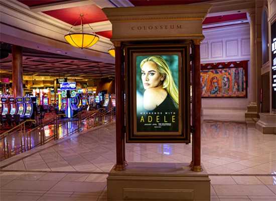 adele afiche promo caesar