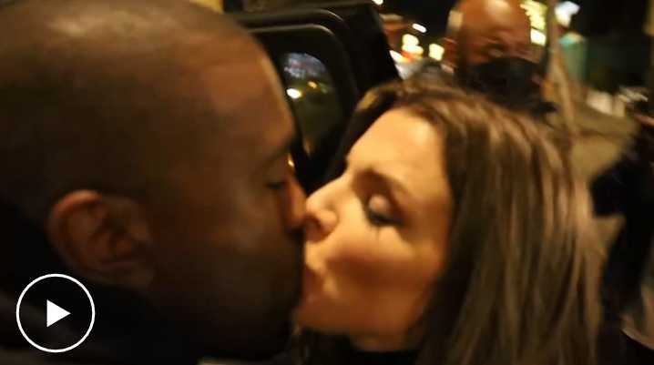 kanye julia kiss