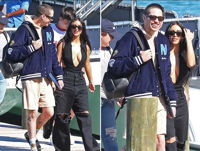 Kim Kardashian y Pete Davidson en las Bahamas!