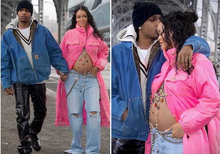 Rihanna embarazada espera primer hijo con ASAP Rocky