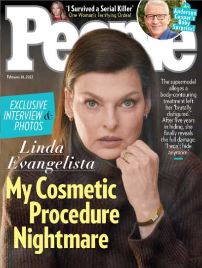 linda evangelista people cover