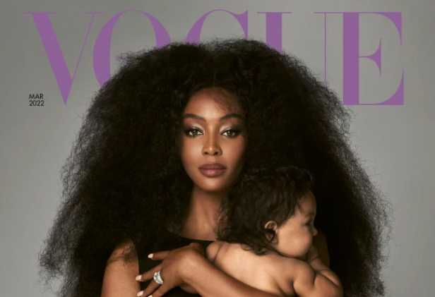 Naomi Campbell posa con su hija para Vogue UK