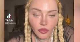 Madonna y su perturbadora cara en TikTok