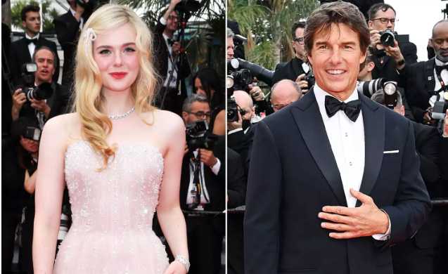 Ellen Fanning reacciona al elogio de Tom Cruise en Cannes