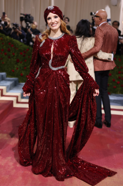 jessica chastain met gala