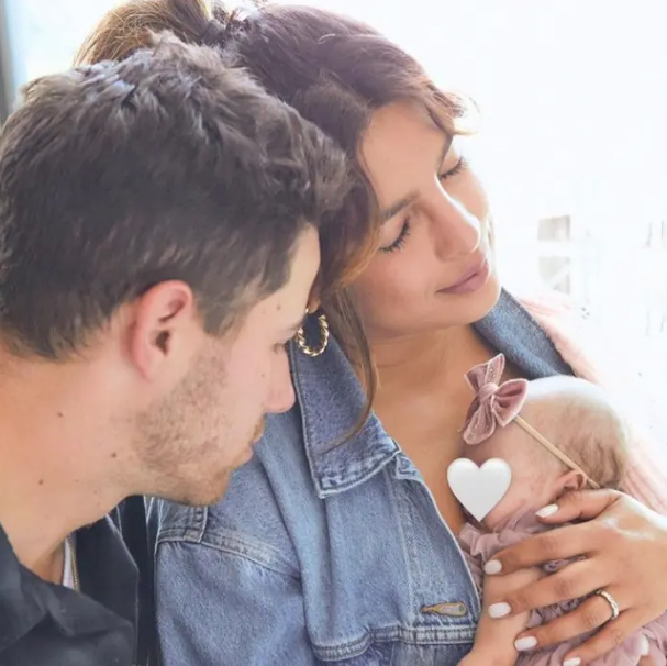 Nick Jonas y Priyanka comparten foto de su hijita